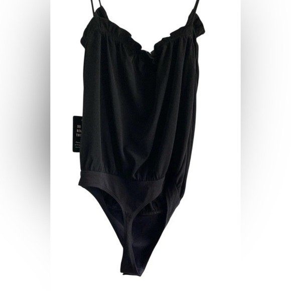 NWT Express Black Bodysuit Size XS - Picture 2 of 4